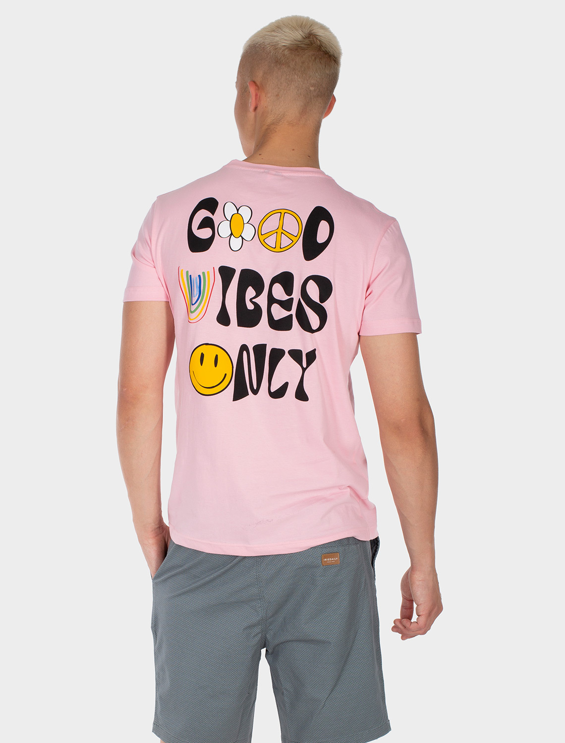 Good Vibes Only Tee [rose]
