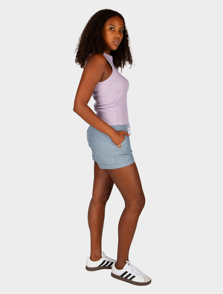 Chambray Girl Short [blue mel.]
