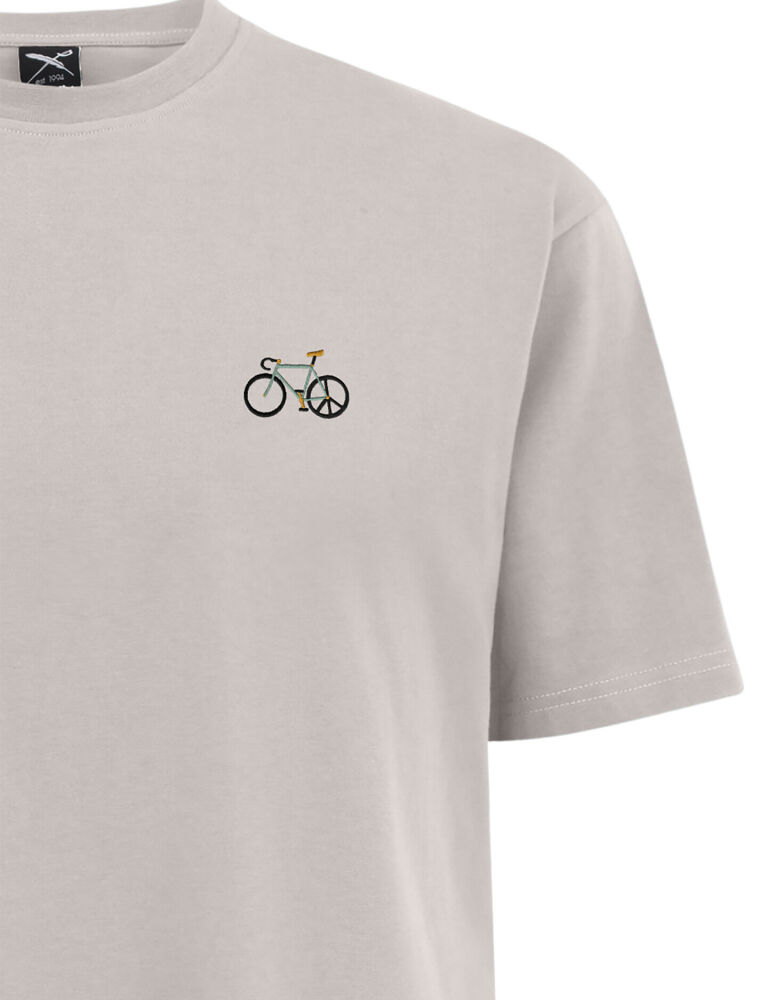 Peaceride Emb Tee [cloud grey]