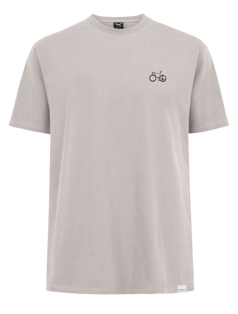 Peaceride Emb Tee [cloud grey]