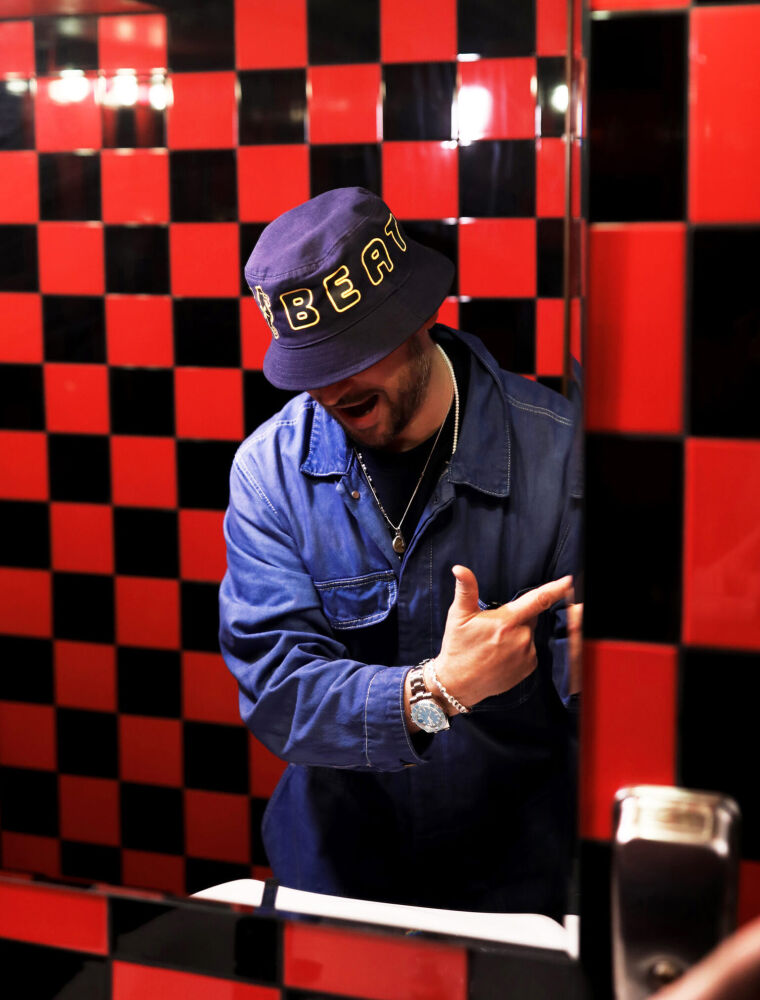Beatsteaks x ID Bucket Hat [navy red]
