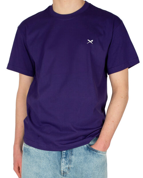Mini Flag Relaxed Tee [deep purple]