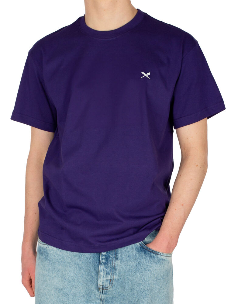 Mini Flag Relaxed Tee [deep purple]