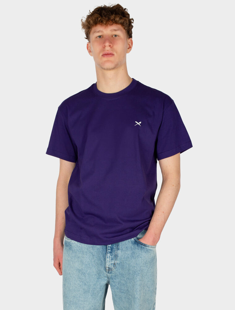 Mini Flag Relaxed Tee [deep purple]