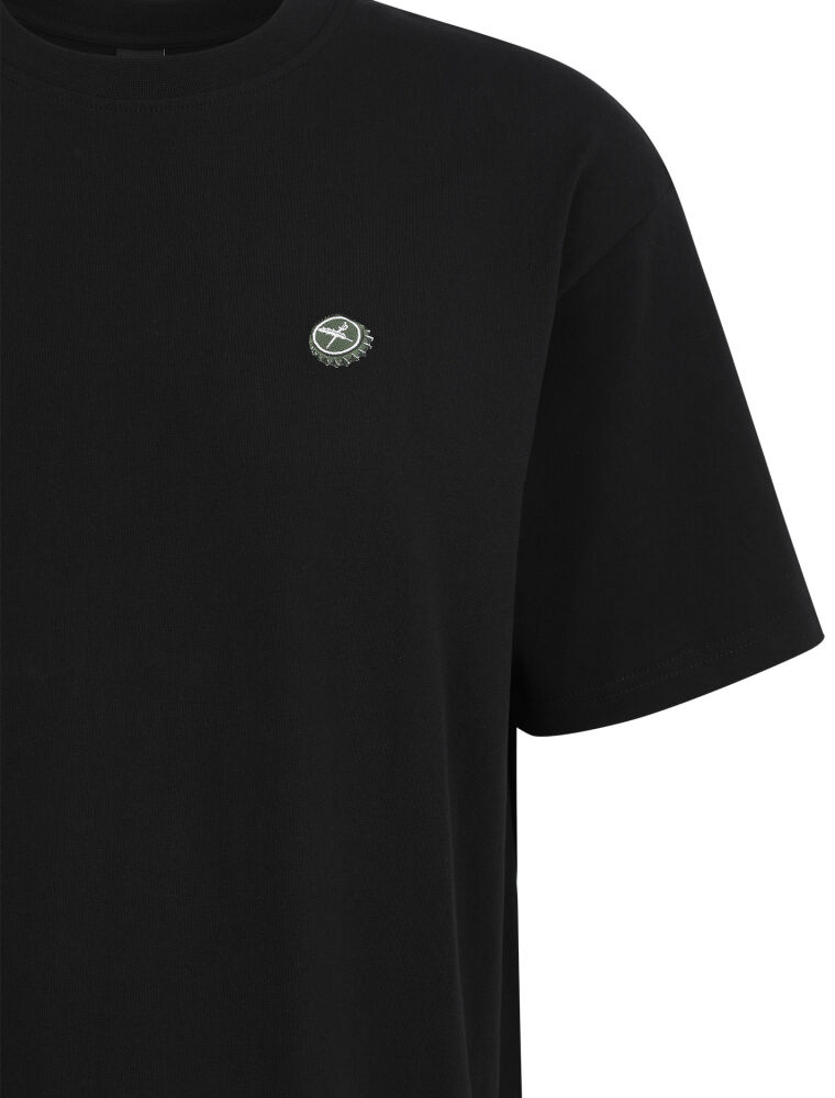 Crown cap T-shirt [black]