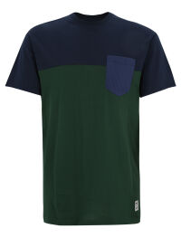 Block Pocket Tee [bottle green]