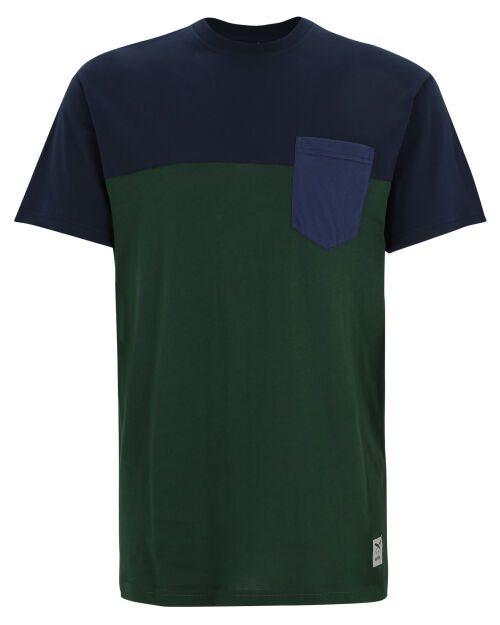 Block Pocket Tee [bottle green]