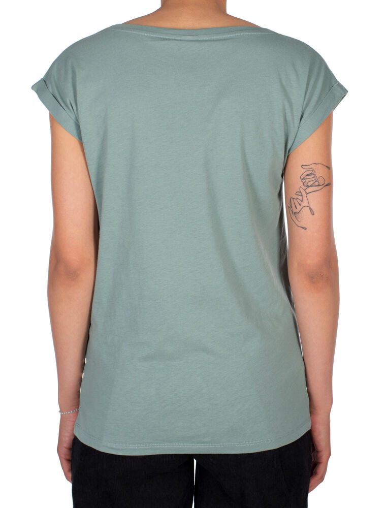 Racoon Stripe Tee [eucalyptus]