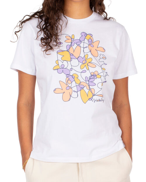 Line Blossom Tee [white]