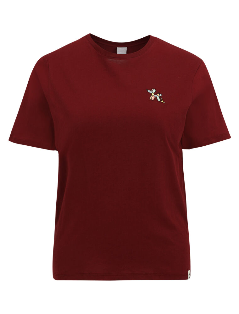 Puffy Dog T-Shirt [bordeaux]