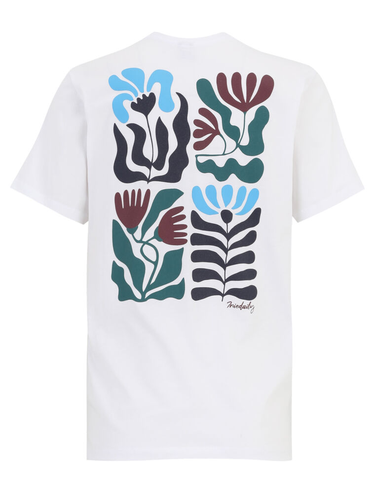 Square Flowers T-Shirt [white]