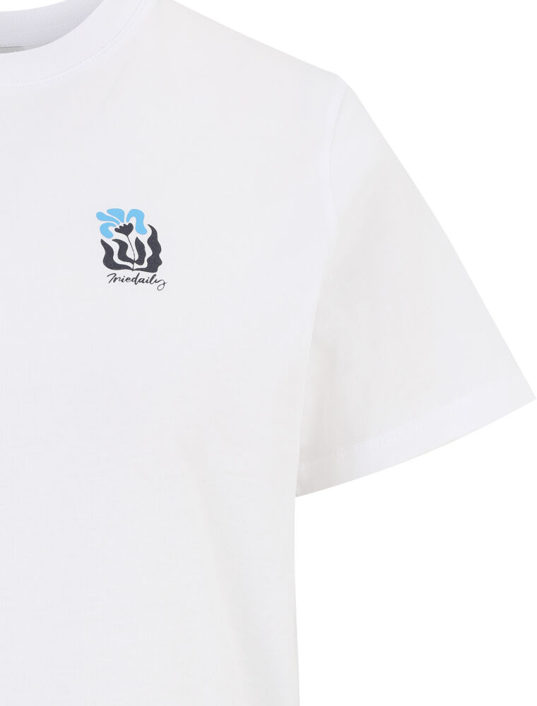 Square Flowers T-Shirt [white]