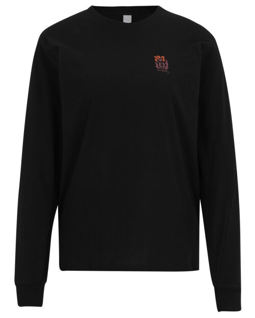Square Flowers LS [black]