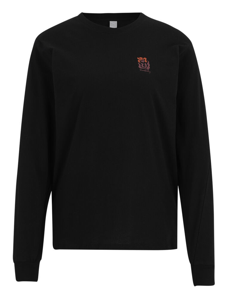 Square Flowers LS [black]