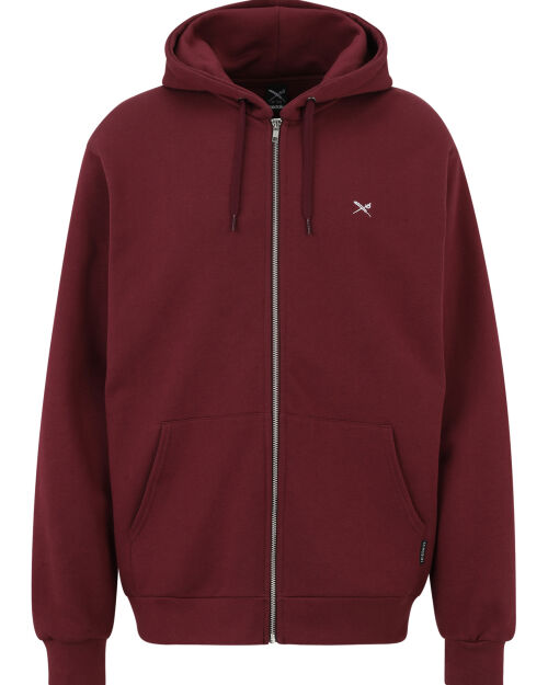 Mini Flag 2 Zip Hood [wine]