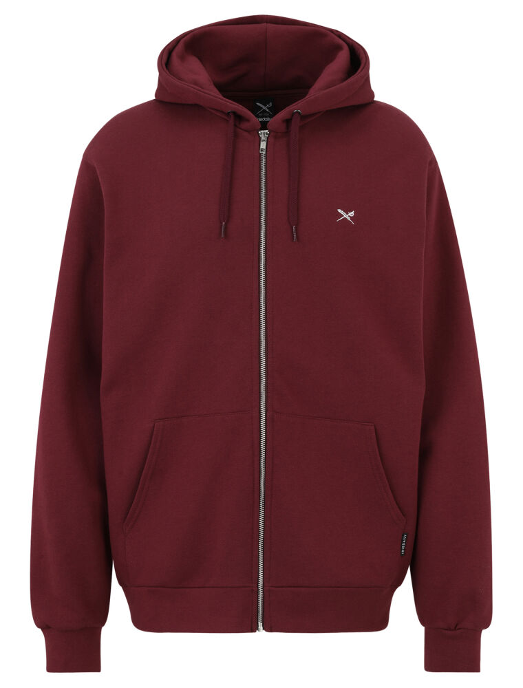 Mini Flag 2 Zip Hood [wine]