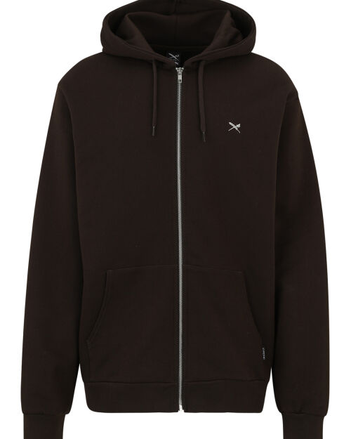 Mini Flag 2 Zip Hood [dark coffee]