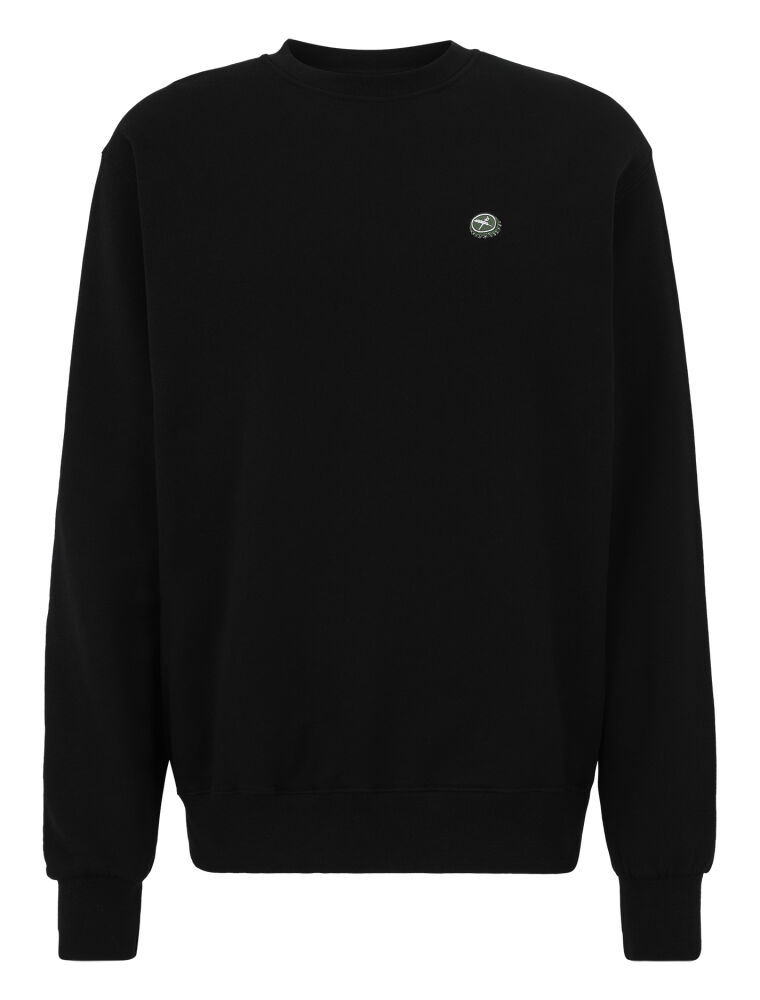 Crown cap crewneck [black]