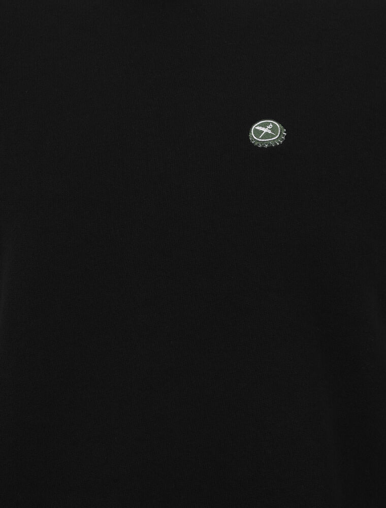 Crown cap crewneck [black]