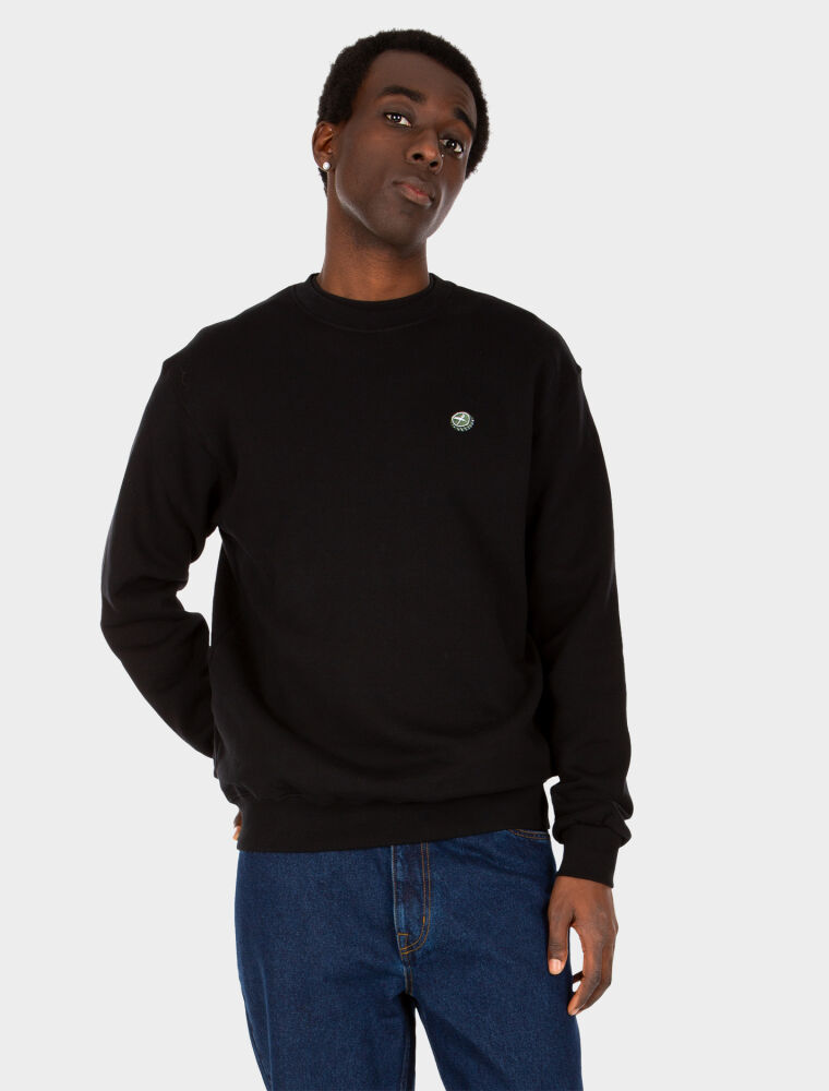 Crown cap crewneck [black]