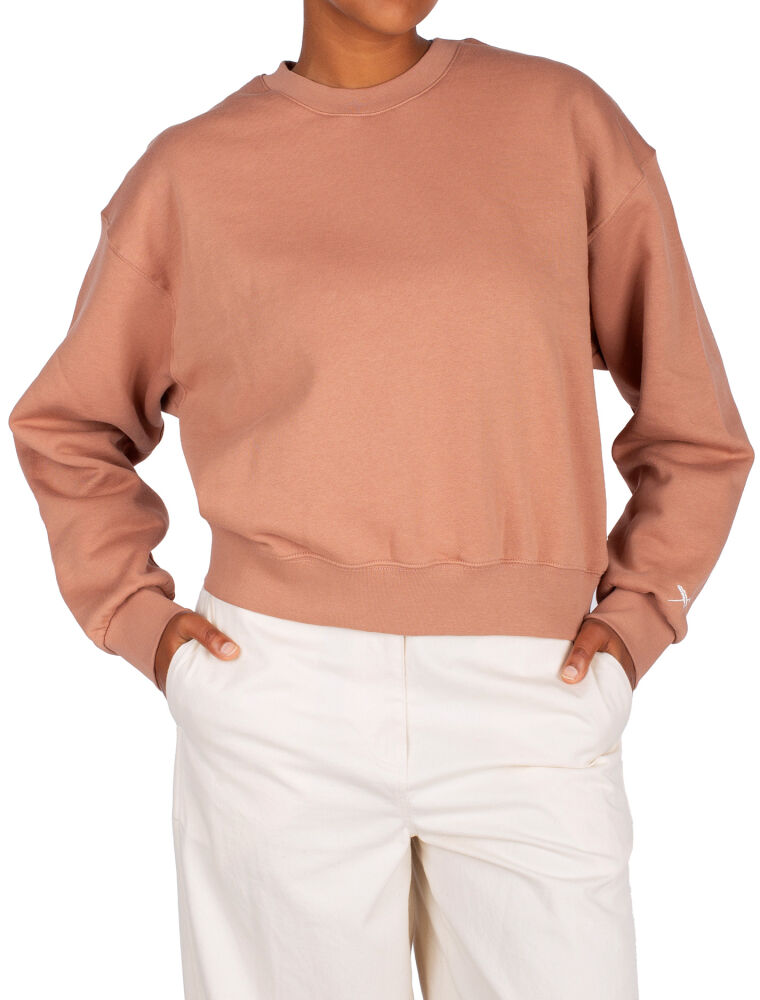 Cropped Mini Crewneck [cedar rose]