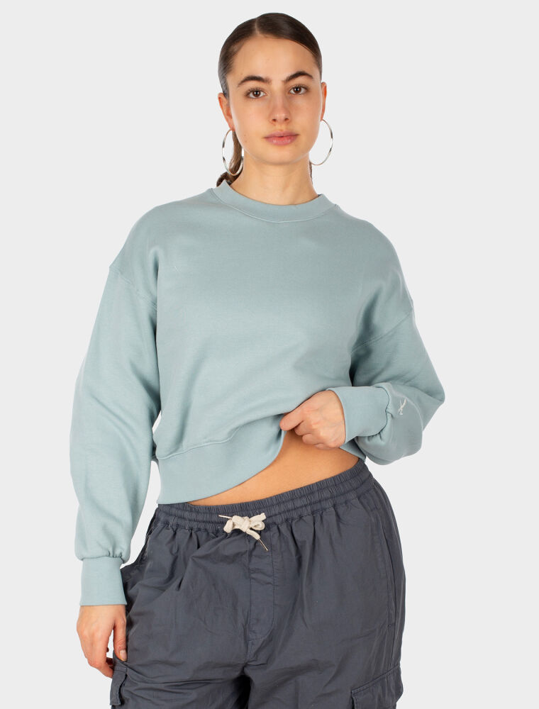 Cropped Mini Crewneck [slate]
