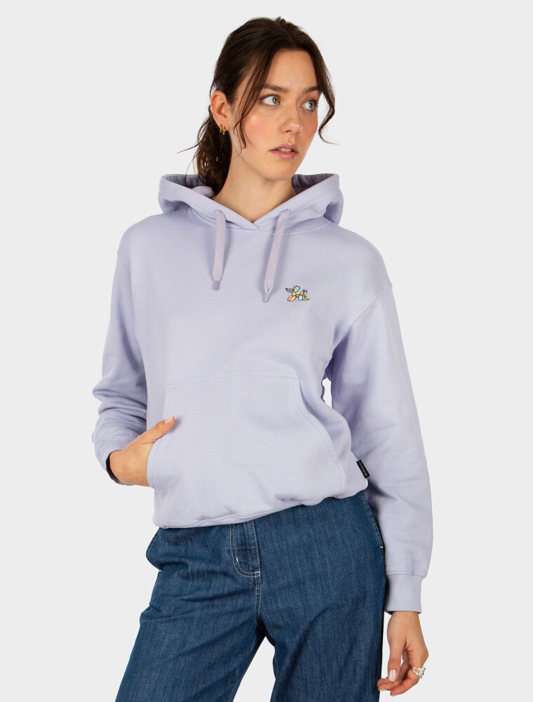 Puffy Dog Hoodie [light lilac]