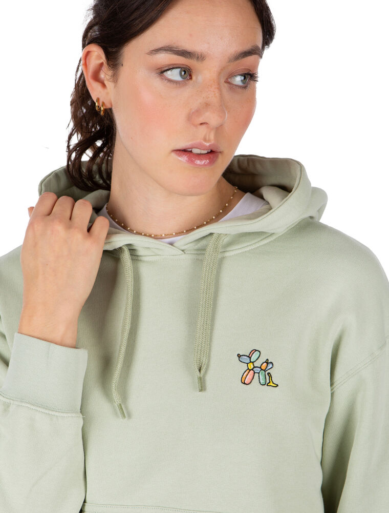 Puffy Dog Hoodie [light sage]
