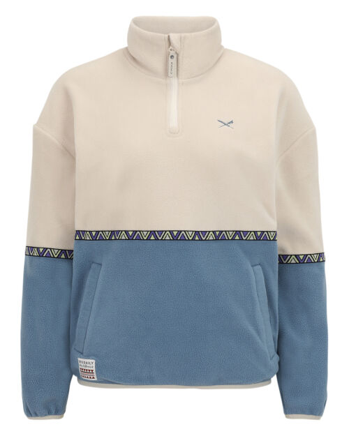 Holina Fleece Troyer [greyblue]