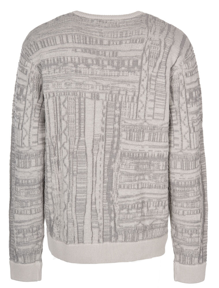 Theo Structure Knit [stone grey]