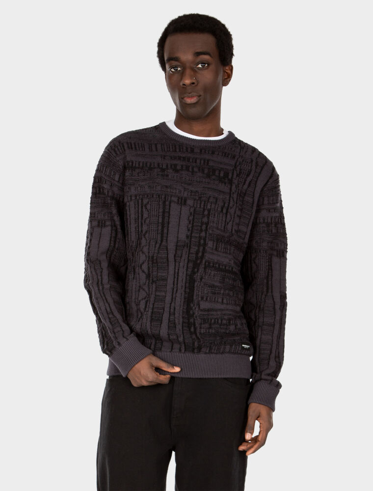 Theo Structure Knit [black-anthra]