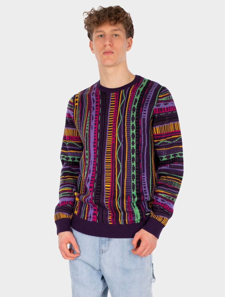 Theodore Knit [deep purple]