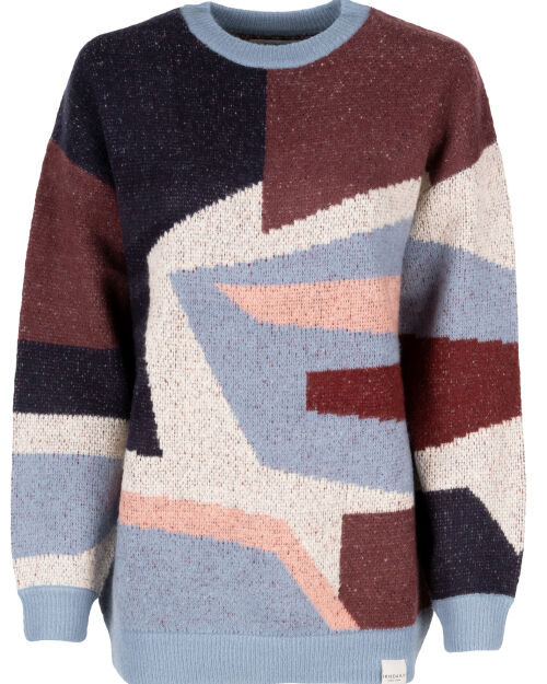 Fady Knit [navy red]