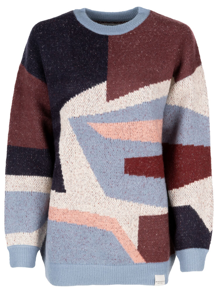 Fady Knit [navy red]
