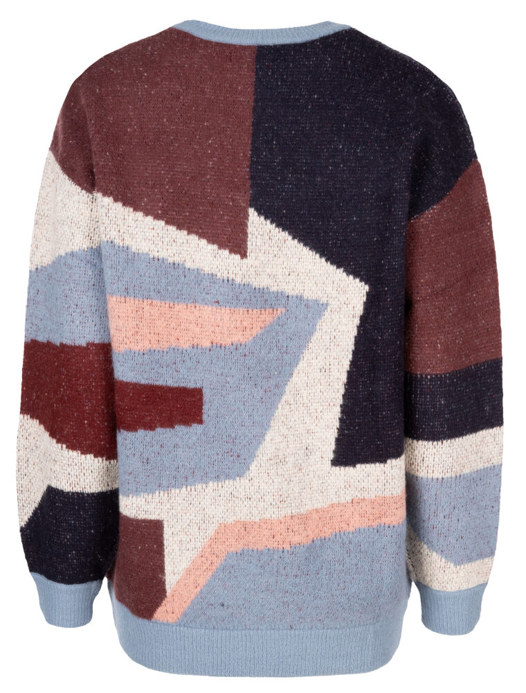 Fady Knit [navy red]