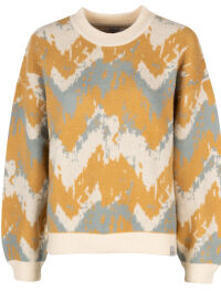 Boxy Fluff Knit [khaki grey]