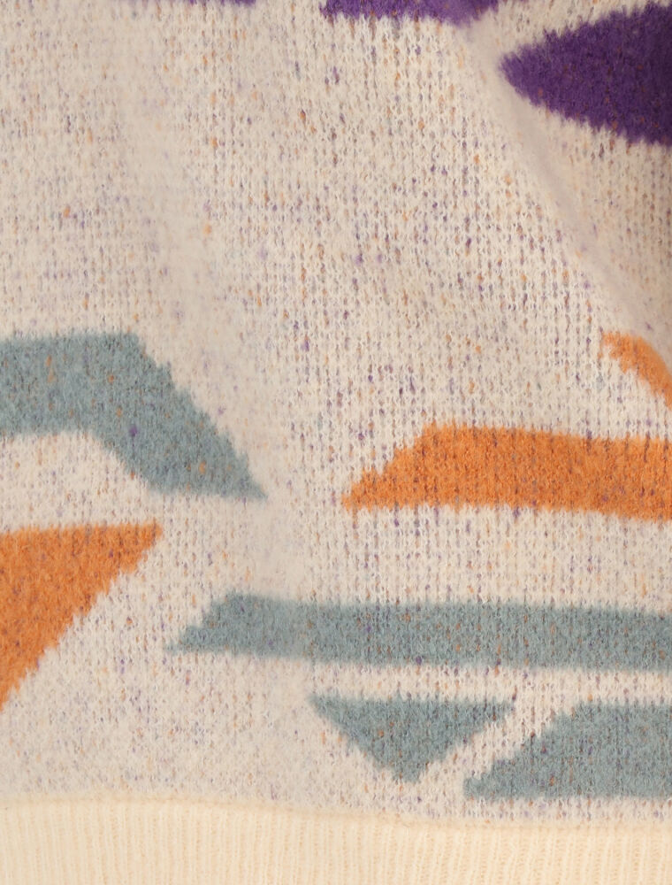 Boxy Fluff Knit [chalk]