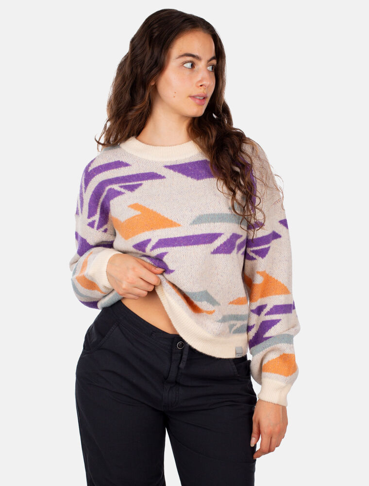 Boxy Fluff Knit [chalk]