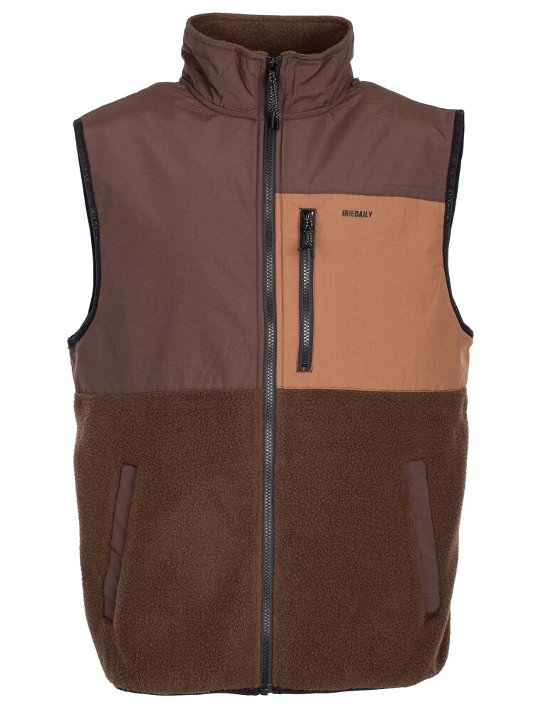 On Deck Fleece Vest [dark coffee]