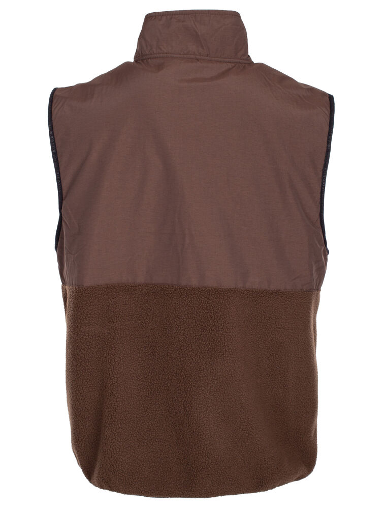 On Deck Fleece Vest [dark coffee]