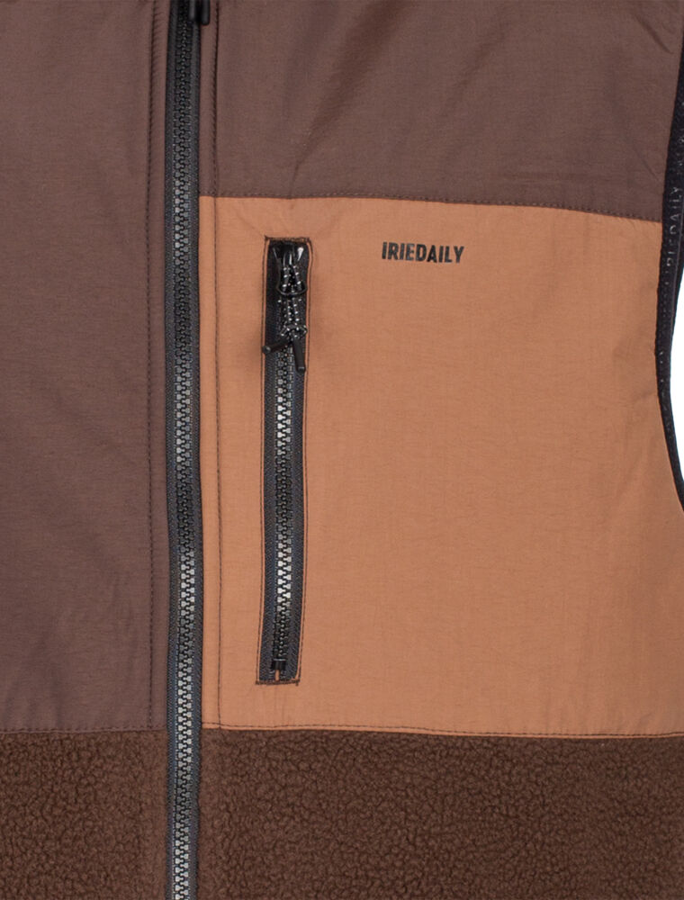 On Deck Fleece Vest [dark coffee]
