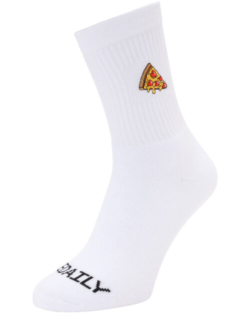 Pizza Love Socks [white]