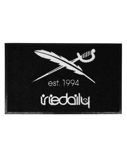 Door Mat Flag Logo - 75x50cm [black]