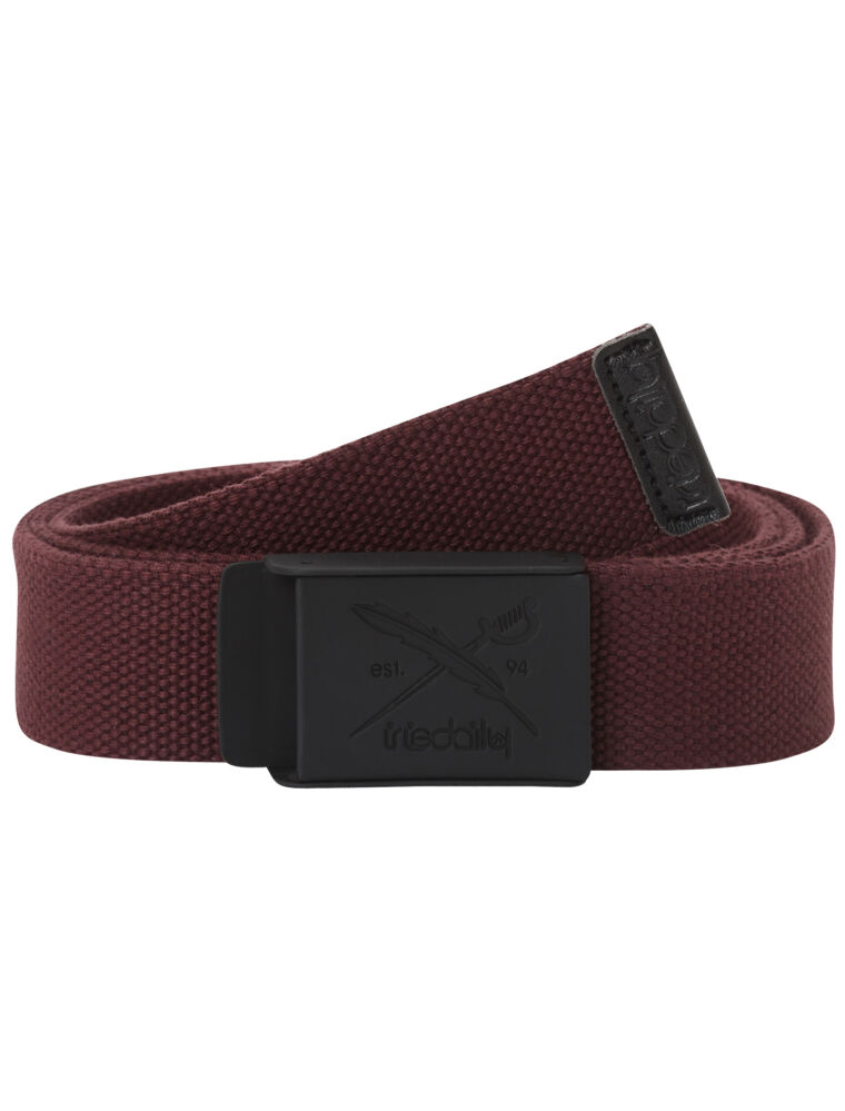 Flag Rubber Belt [wine]